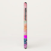 Coques Case-Mate iPhone VAGUES / Flacons violets rose vif en étincelles do (Dos/Gauche)