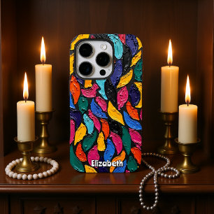 Coques iPhone 16 Pro Vagues florales Pastel