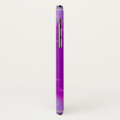 Coques Case-Mate iPhone VAGUES LUMINEUSES MONOGRAM violet violet rose (Dos/Gauche)