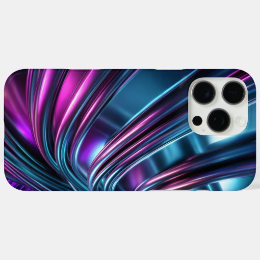 Coques Case-Mate iPhone Vagues métalliques (Verso (horizontal))