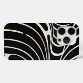 Coques Case-Mate iPhone vagues noires et blanches coques iphone (Verso (horizontal))