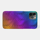 Coques Case-Mate iPhone Vagues numériques Abstraites Conception psychédéli (Dos (Horizontal))