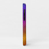 Coques Case-Mate iPhone Vagues numériques Abstraites Conception psychédéli (Dos/Gauche)