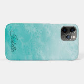 Coques Case-Mate iPhone Vagues océaniques Turquoise (Dos (Horizontal))