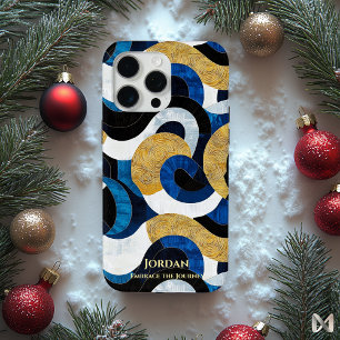 Coque iPhone 15 Pro Max Vagues Polynésiennes Abstraites – Rythmes Artistiq