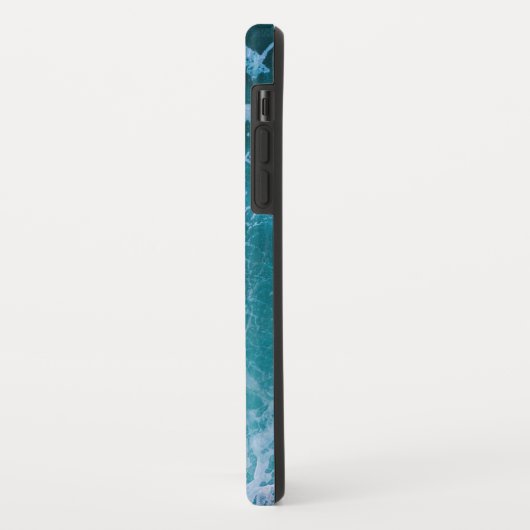 Coques Case-Mate iPhone Vagues profondes de l'océan bleu (Dos/Gauche)