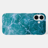 Coques Case-Mate iPhone Vagues profondes de l'océan bleu (Verso (horizontal))