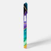 Coques Case-Mate iPhone Vagues psychédéliques de couleur (Verso / Droite)