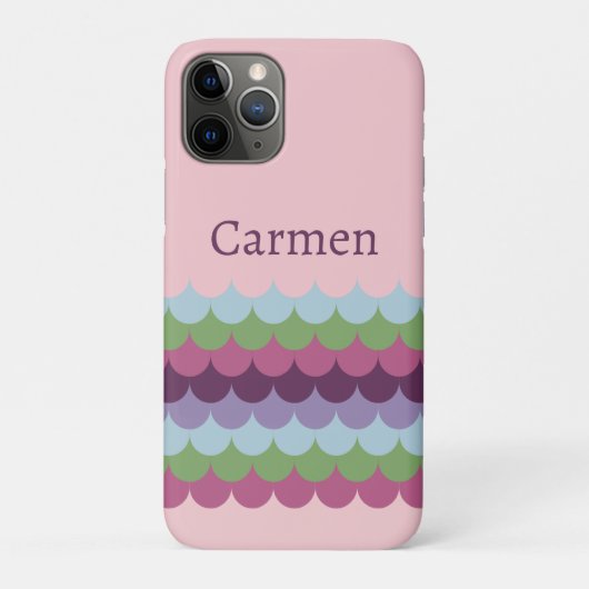 Coques Case-Mate iPhone Vagues rose (Dos)