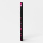 Coques Case-Mate iPhone vagues roses (Dos/Gauche)