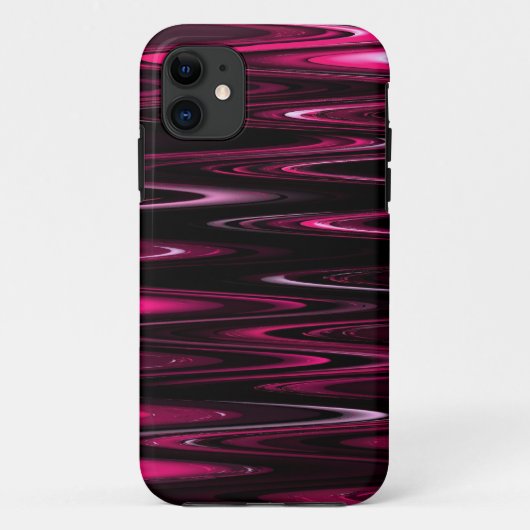 Coques Case-Mate iPhone vagues roses (Dos)