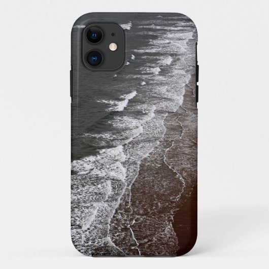 Coques Case-Mate iPhone Vagues se brisant sur une plage de sable (Dos)