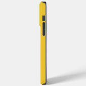 Coques Case-Mate iPhone Vagues simples 2 en Turquoise, Jaune et Blanc (Verso / Gauche)