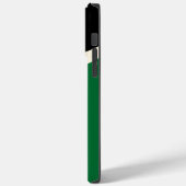 Coques Case-Mate iPhone Vagues simples 3 en vert, crème et noir (Verso / Gauche)
