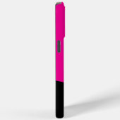 Coques Case-Mate iPhone Vagues simples en Magenta et noir (Verso / Droite)
