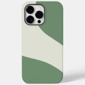 Coques Case-Mate iPhone Vagues simples en vert (Verso)