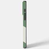 Coques Case-Mate iPhone Vagues simples en vert (Verso / Gauche)