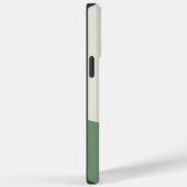 Coques Case-Mate iPhone Vagues simples en vert (Verso / Droite)
