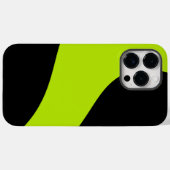 Coques Case-Mate iPhone Vagues simples en vert citron (Verso (horizontal))