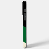 Coques Case-Mate iPhone Vagues simples - vert, crème et noir (Verso / Gauche)