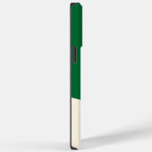 Coques Case-Mate iPhone Vagues simples - vert, crème et noir (Verso / Droite)
