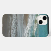 Coques Case-Mate iPhone Vagues sur la plage bleu turquoise Océan (Verso (horizontal))