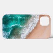 Coques Case-Mate iPhone Vagues sur la plage de sable (Verso (horizontal))