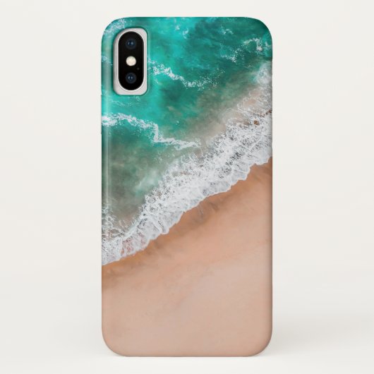 Coques Case-Mate iPhone Vagues sur la plage de sable (Dos)