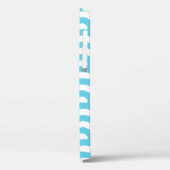 Coques Case-Mate iPhone Vagues texture bleu marine (Verso / Gauche)