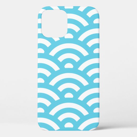 Coques Case-Mate iPhone Vagues texture bleu marine (Verso)
