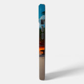 Coques Case-Mate iPhone Vagues tropicales Plage ciel bleu nuageux (Verso / Gauche)