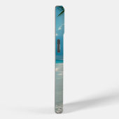 Coques Case-Mate iPhone Vagues tropicales Plage ciel bleu nuageux (Verso / Droite)
