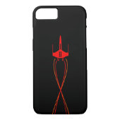 Coques Case-Mate iPhone Vaisseau spatial rouge (Dos)