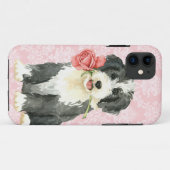 Coques Case-Mate iPhone Valentine Beardie rose (Dos (Horizontal))