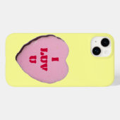 Coques Case-Mate iPhone Valentine Candy Heart (Verso (horizontal))