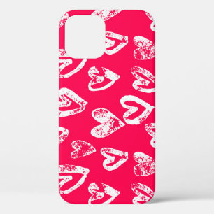 Case-Mate iPhone Case Valentine Coeurs roses : croquis Arrière - plan