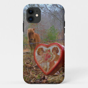 Coque Case-Mate Pour iPhone Valentine Heart Miniature Brown Horse