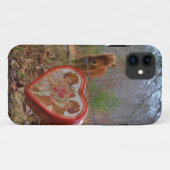 Coques Case-Mate iPhone Valentine Heart Miniature Brown Horse (Dos (Horizontal))