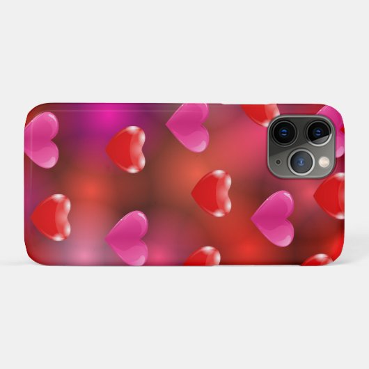 Coques Case-Mate iPhone Valentine Hearts (Dos (Horizontal))