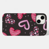 Coques Case-Mate iPhone Valentine Hearts for Best Friend | iPhone 14 (Verso (horizontal))