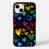 Coques Case-Mate iPhone Valentine LGBT Love Pride | iPhone 14 Coque-Mate (Verso)