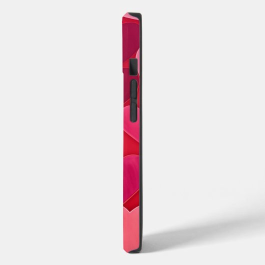 Coques Case-Mate iPhone Valentine Love Hearts Rose Red (Verso / Gauche)