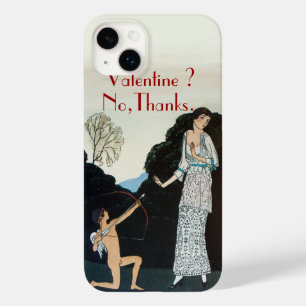 COQUE POUR iPhone 14 PLUS VALENTINE ? NON, MERCI / RÉTRO ANTI SAINT-VALENTIN