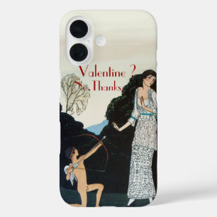 COQUES iPhone 16  VALENTINE ? NON, MERCI / RETRO ANTI VALENTINE'S DA