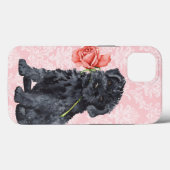 Coques Case-Mate iPhone Valentine Rose Kerry Blue Terrier (Verso (horizontal))