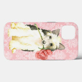 Coques Case-Mate iPhone Valentine Rose Powderpuff (Verso (horizontal))