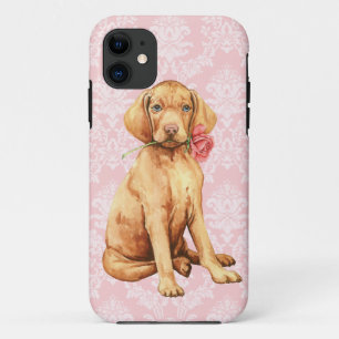 Coque iPhone 11 Valentine Rose Vizsla