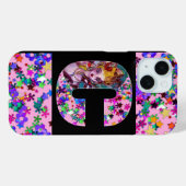 COQUES Case-Mate iPhone VALENTINE VENETIAN MASQUERADE MONOGRAMME LETTRE C (Verso (horizontal))