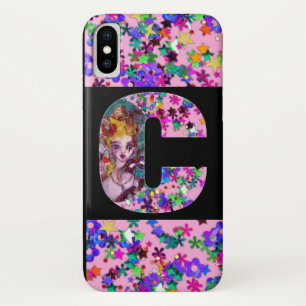 Case-Mate iPhone CASE VALENTINE VENETIAN MASQUERADE MONOGRAMME LETTRE C