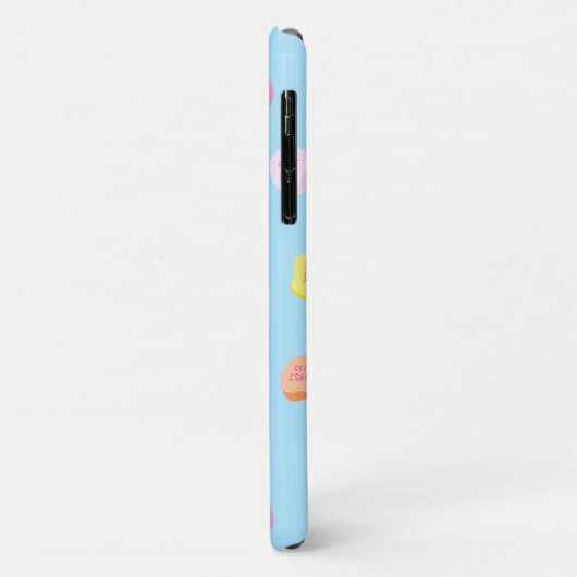 Coques Case-Mate iPhone Valentines Day Candy Hearts Motif (Dos/Gauche)
